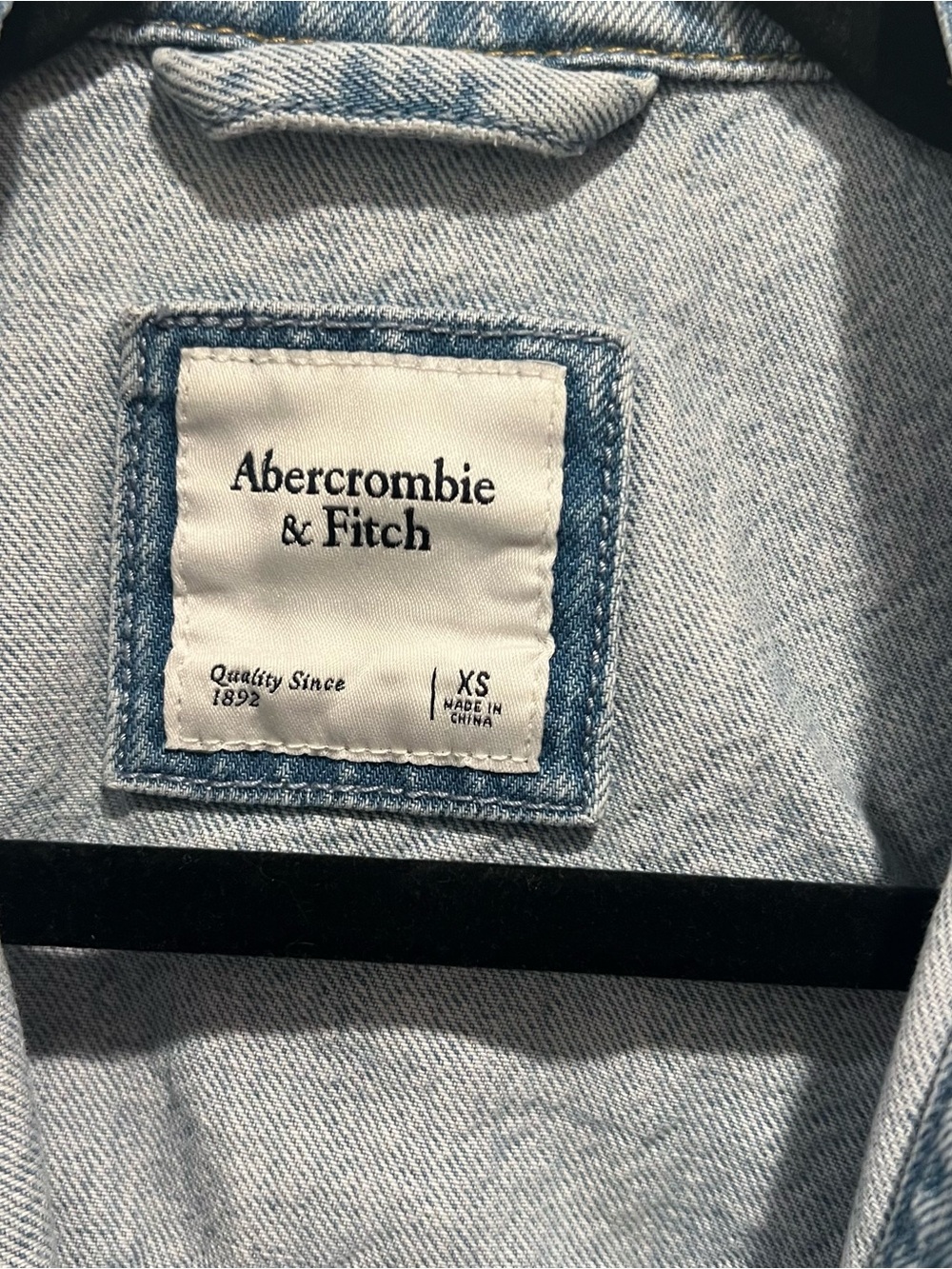Abercrombie & Fitch denim Jean jacket - Picture 3 of 4